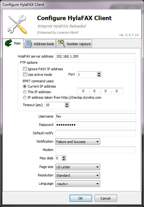 Fax Clients – Documentation E-MetroTel